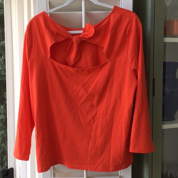 J Crew Shirt Open Bow Back - Picture 1 of 3